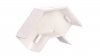 Pokrywa kątowa LH 15x10mm biała 8683